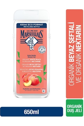 Le Petit Marseillais Duş Jeli Beyaz Şeftali & Nektarin 650 Ml Şeftali