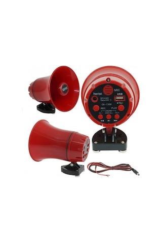 Magicvoice Mv-21519 Usb Ve Kayıt Özellikli 6-24volt Horn Hoparlör