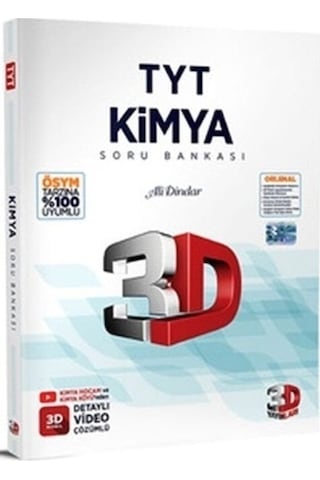 3d Yayınları Yks Tyt Kimya Soru Bankası Video Çözümlü Çözüm Yayınları 3d Yayınları Yks Tyt Kimya Soru Bankası Video Çözümlü Çözüm Yayınları