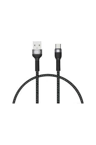 Shira Serisi Type-C Usb Kablo 30 Cm-Siyah
