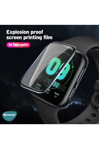 Microsonic Oppo Watch 41Mm Tam Kaplayan Cam Full Ekran Koruyucu S