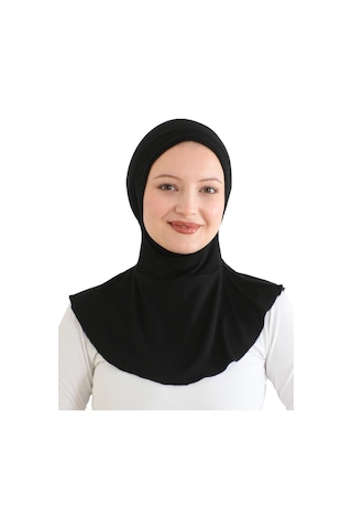 Modish Group Kadın Boyunluklu Hijab Tesettür Pratik Spor Bone - Sarı Siyah