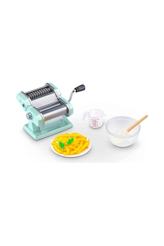 Mini Brands Magic Cook Kitchen Makarna Makinesi Mini Mutfak Seti Çalışan Minyatür Oyuncak 3+