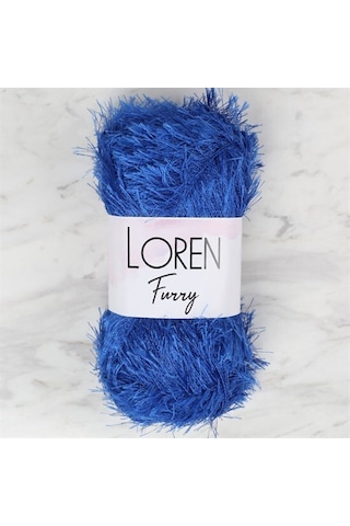 Loren Furry Saks Mavisi El Örgü İpi - Rf004 - 34043