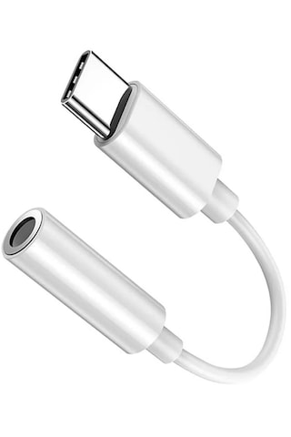 Type-c Girişli Telefonlarla Uyumlu Kablolu Kulaklık Çevirici Type-c To Headphone Jack Aux Çevirici 1 Adet