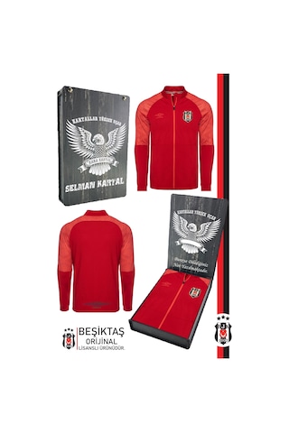 Beşiktaş Fermuarlı Dik Yaka Sweat Kişiye Özel Kutulu 001