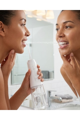 Ipx7 - 437 - Su Geçirmez Şarjlı Ağız Duşu 320 Ml Su Tanklı - Glblseme - Ayarlanabilir Basınçlı