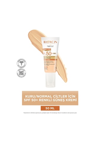 Bioxcin Sun Care Kuru Ciltler Için Güneş Kremi Spf 50 50 ml - Renkli