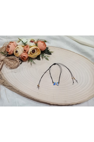 Şık Lacivert Kelebek Bileklik Lacivert