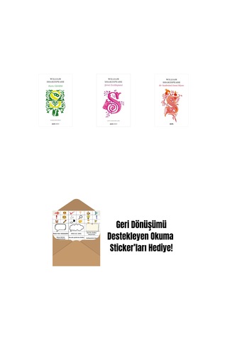Kuru Gürültü + Kral Lear Ciltli + Kral Lear + Okuma Sticker'ları