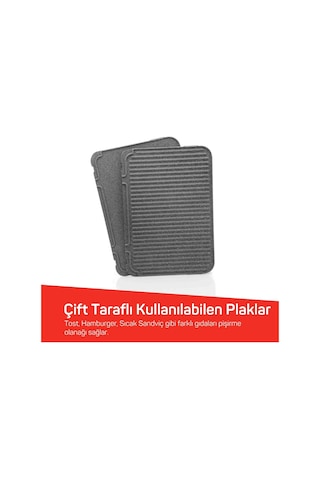 Arzum AR2094 Tostçu Delux Izgara Ve Tost Makinesi