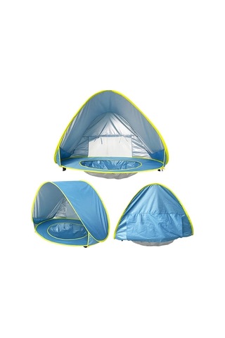 Tongxida Havuz Uv Koruma Suntent Pop Up Gölge Havuzu Bebek Plaj Çadırı A Pink Pembe/ Pembe