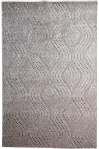 Çam Halı Emboss Jr10 Krem Modern Desen Yeni Zellanda Yünü Ve Visk 130X190 Krem