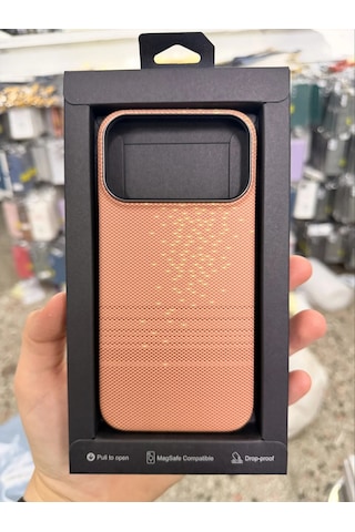 iPhone Uyumlu 17 Pro Max Knt Karbon Magsafe Kılıf No6