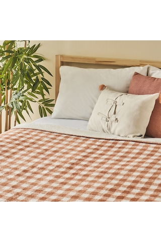 Bella Maison Pavia Çift Kişilik Pamuklu Battaniye 180 x 220 CM Çok Renkli