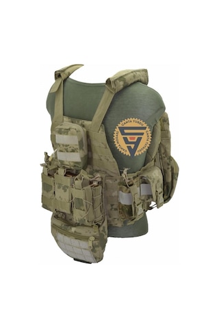 Nature Multifonksiyonel Cordura Askeri Taktik Yelek Jand Kamuflaj Haki