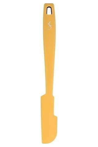 Lurch - Platin Silikon Mini Hamur Kazıyıcı 26 Cm Sarı - Yanmaz, Yapışmaz, Bükülmez, Çizmez, Tat Ve Koku Bırakmaz - 240045