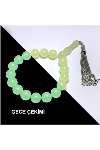 Doğan Silver Kedi Göz Bilek Boy Toz Kehribar Tesbih Dgn1123