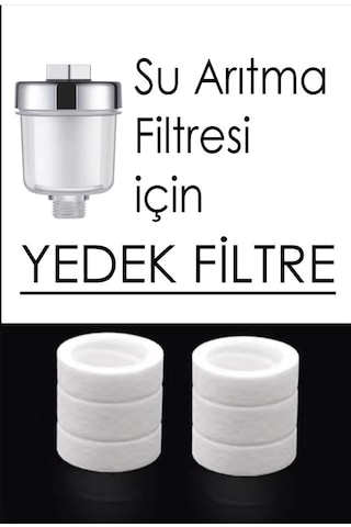 2'li Yedek Su Arıtma Filtreleri Yalnızca Filtreli Arıtma Aparatı İçin Uyumlu Filtrelerdir Beyaz