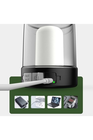 Artfulabode Yürüyüşü Ve Usb Tutma Taşınabilir Su Sonsuz Siyah Şarj Modu Led Lambası Kamp Kamp Kamp Işık Işığı İle İçin Güç Geçirmez Feneri Edilebilir Dimming Çadır Çadır Bankası Balık 3 Px Siyah