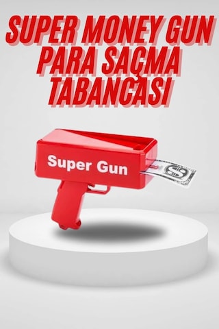 Para Saçma Tabancası Kırmızı Para Fırlatma Oyuncağı Parti Eğlencesi 1 30511199