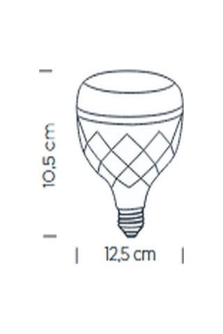 Zmr-110/b.65 20w Kristal Camlı T-bulb Led Ampul E27 6500k Beyaz Işık 1800lm