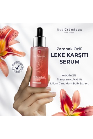 Leke Karşıtı Arbutin Zambak Özlü Cilt Bakım Serumu 30 Ml Arbutin %2 Tranexamic Acid %1 - Tk