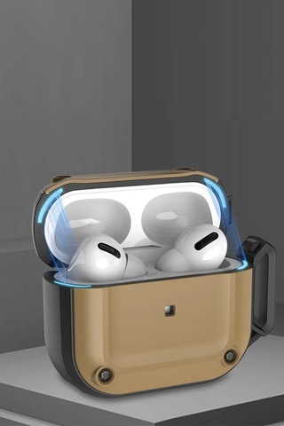Movenchy Apple Airpods Uyumlu - Pro 2 2.nesil Asgard Kılıf - Siyah Belirtilmemiş