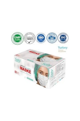Soly Care Burun Telli 3 Katlı Maske