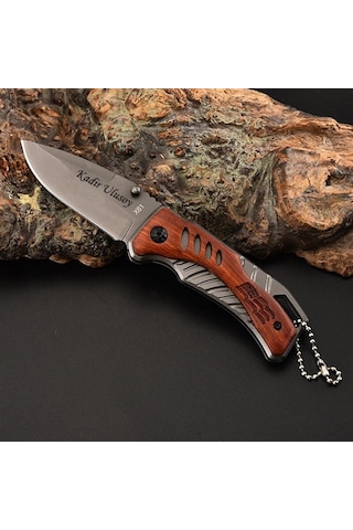 Kişiye Özel Buck Model Cep Çakı Çok Renkli