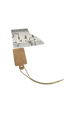 Yerli Üretim Orta Boy Kraft Renk 2 /1,5 Cm 80 Adet Karton İpli Fiyat Etiketi Çok Renkli
