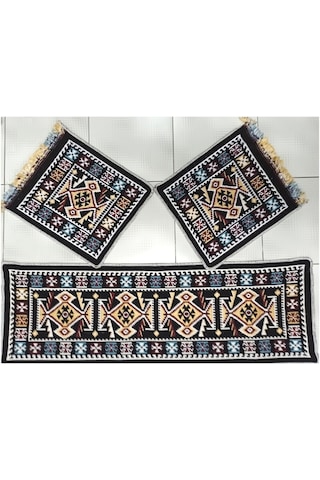 Elmass Oto Koltuk Kilim Seti - Ön Ve Arka Koltuk Üstü 3 Parça