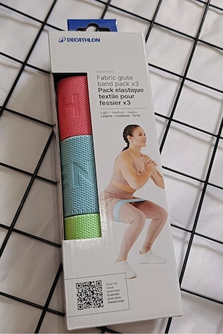 Kumaş Direnç Bandı - 3'lü Paket - Fitness