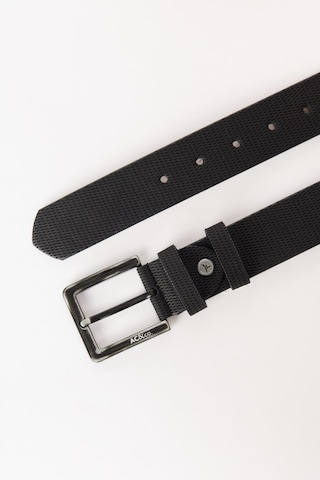 AC&Co / Altınyıldız Classics Erkek Sıyah Casual Suni  Deri Kemer Siyah