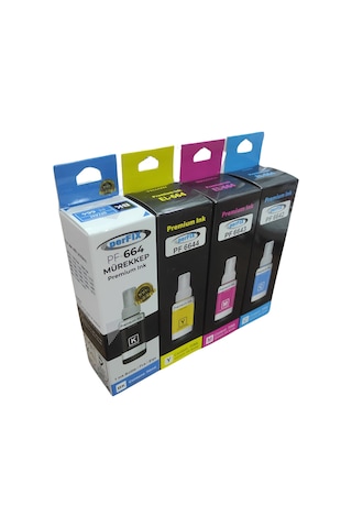 Perfix Epson Uyumlu T6641 - 6731 Set Şişeli Mürekkep