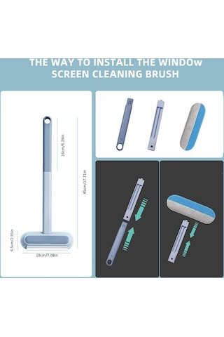 4 In 1 Cam Pencere Temizleme Sileceği Koltuk Halı Tüyü Toplama