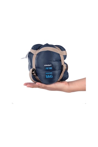 Lixada 190 75cm Kamp Seyahat Açık Zarflı Uyku Tulumu Koyu Mavi