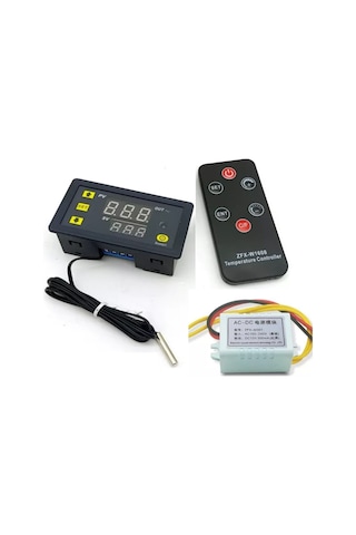 W3231 220volt 1500w Uzaktan Kumandalı Termostat