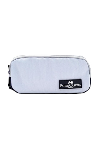 Faber-castell King Çift Bölmeli Kalemlik 23-1 Gri-siyah Gri-siyah
