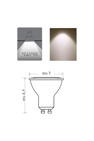 4w 345lm 4000k Gün Işığı Led Gu10 Lamba -