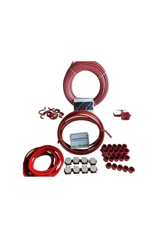 Volt724 1+1 Daire Tipi Elektrik Tesisat Duvar Desant Seti 14'lük 18'lik 6 Atü Pvc Boru Spiral Norm Kare Buat Kasa Dirsek W Otomat Kutusu Dahil
