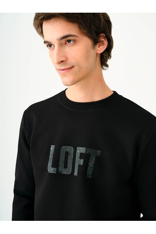 Loft Erkek Sweatshirt Siyah Lf2037698 25kp69000095 P6934 Siyah