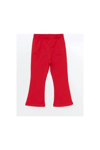 Lc Waikiki Lcw Baby Kırmızı Beli Lastikli Basic İspanyol Paça Kız Bebek Tayt