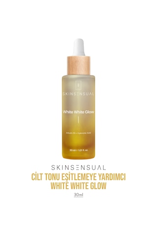 Skin Sensual White White Glow Leke Serumu (ARBUTİN %2 HYALURONİC ACİD) Cilt Tonu Eşitlemeye Yardımcı Serum