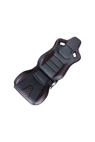 Recaro Model Deri Oto Yarış Koltuğu Siyah Spor Koltuk Takımı 2'li Set Jbr1053