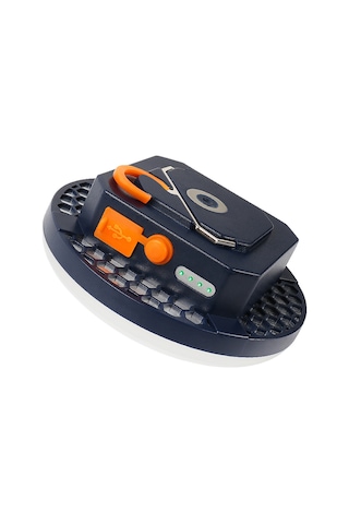 Kosona Yn-f02 Beyaz Işık Çift Li-poly Akülü Kamp Lambası - Ultra Parlak Dışarıdaki Aydınlatma, Fuar, Acil Durum Kullanıma Uygun, Taşınabilir Powerbank Özelliği Çok Renkli