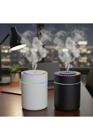 180ml Rgb Işıklı Süper Sessiz Type-c Mini Hava Nemlendirici & Aroma Difüzör