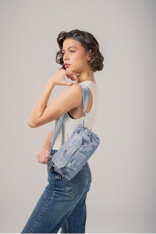 Ççs Kadın 17886 Omuz Çantası Mavi