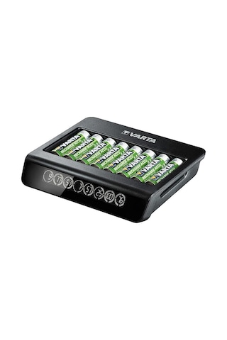 Varta LCD Multi Şarj Cihazı + 8 Adet 2100 mAh AA Şarjlı Kalem Pil
