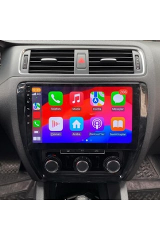 Volkswagen Jetta Android Multimedya Sistemi 4-64 Cadence R18 2012-2018 Ön Kayıt Kamera 9"